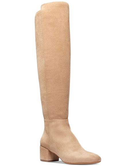 michael kors suede high heel thigh boots|women's braden high heel boots.